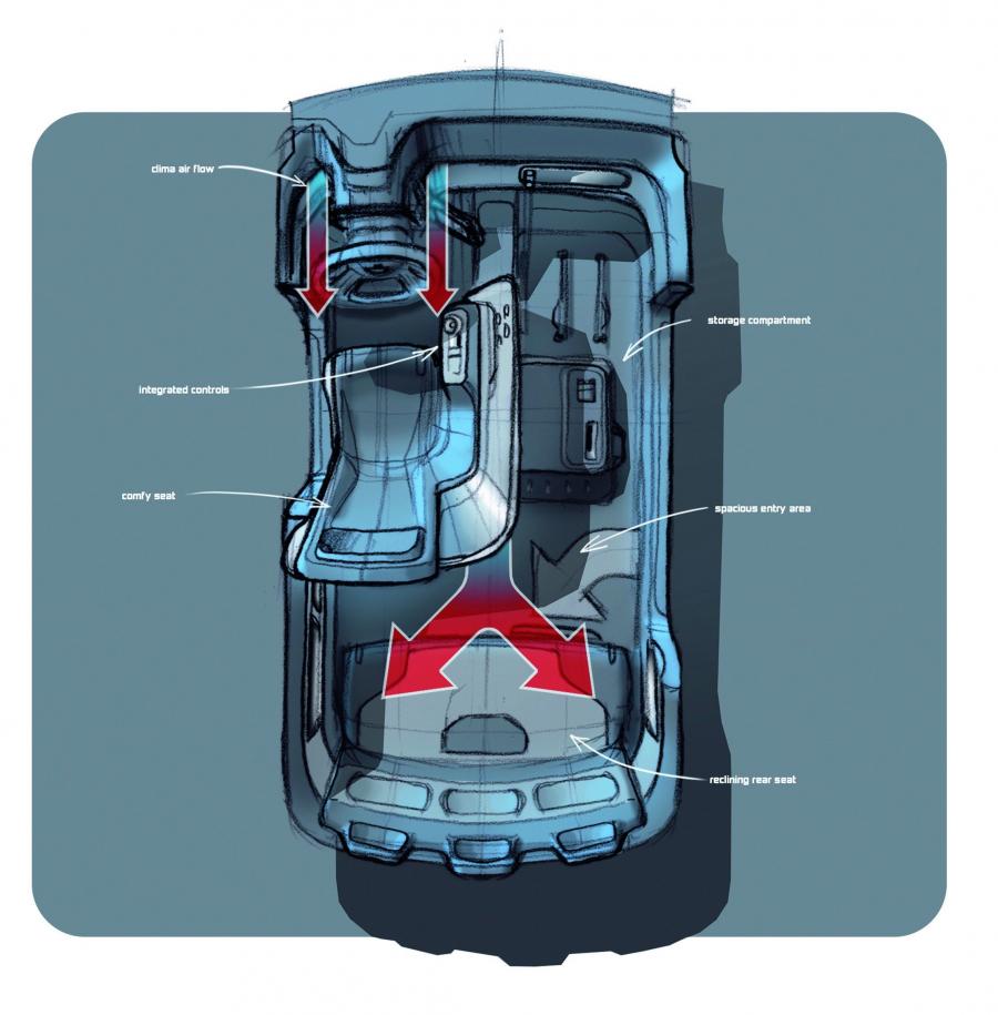  Volkswagen Milano Taxi Concept 2010 года  (фото 11 из 44)